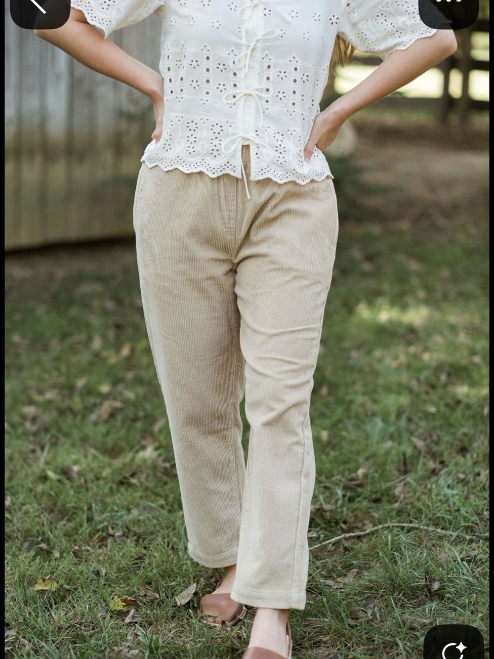 Neuflora Paige Corduroy Pants